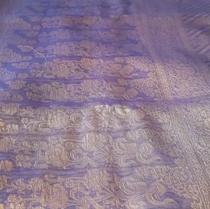 COPY - Blue and gold saree